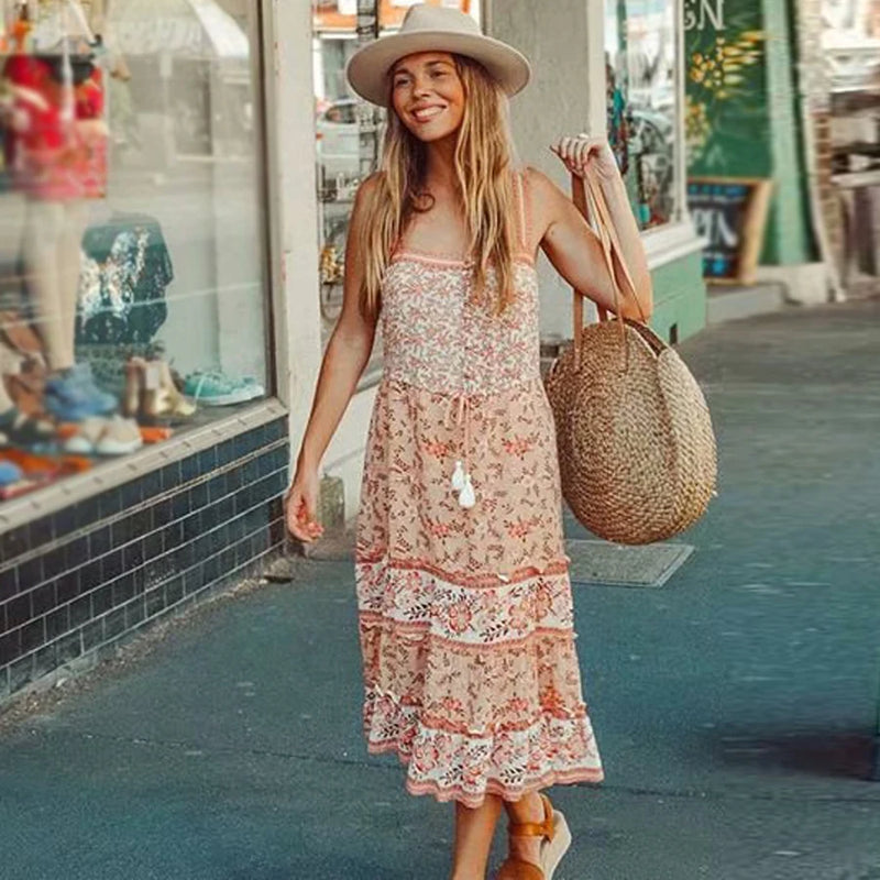 Vestido Floral da Primavera Vip